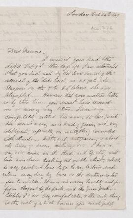 Letter, 24 October 1869