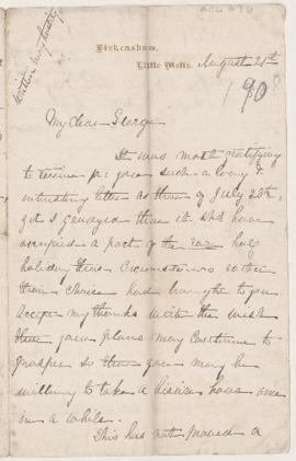 Letter, 21 August 1890