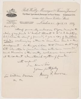 Letter, 12 April 1889