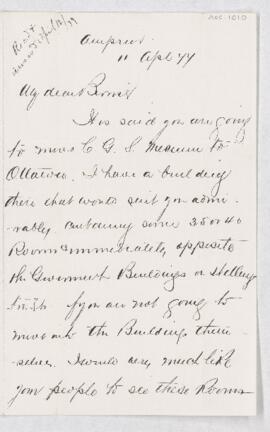 Letter, 11 April 1877