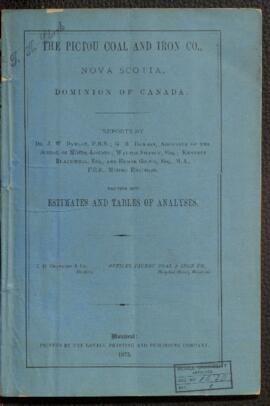 Pictou Coal and Iron Co. Reports