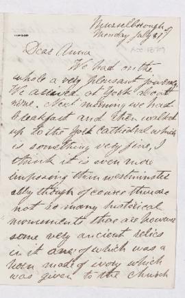 Letter, 31 July 1865