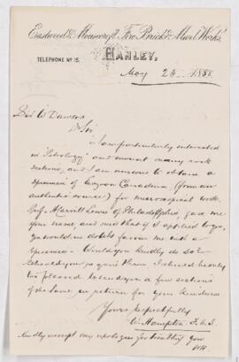 Letter, 25 May 1888