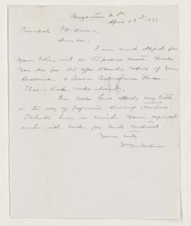 Letter, 23 April 1877