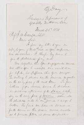 Letter, 26 March 1881