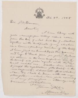 Letter, 3 February 1888