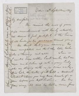 Letter, 14 September 1849