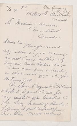 Letter, 24 February 1896