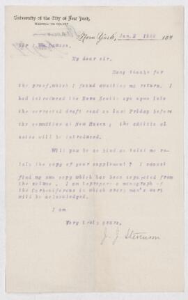 Letter, 2 January 1888