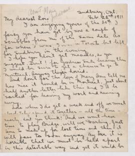 Letter, 22 February 1911