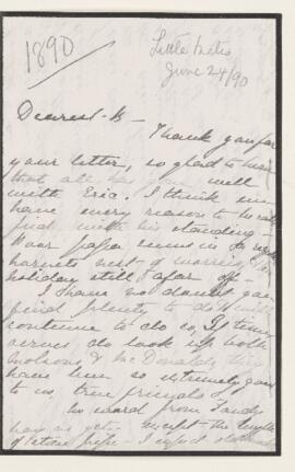 Letter, 24 June 1890