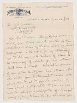 Letter, 22 June 1893