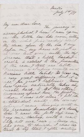 Letter, 1 July 1877