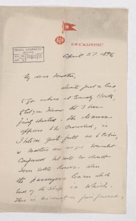 Letter, 27 April 1892