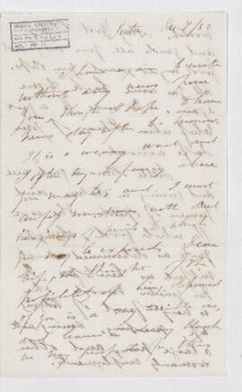 Letter, 7 December 1852