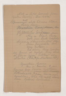 Notes, December 1884