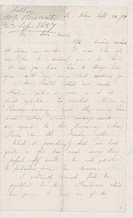 Letter, 22 September 1857