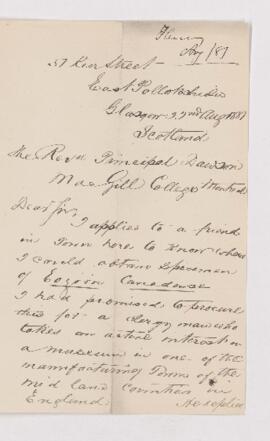 Letter, 22 August 1881
