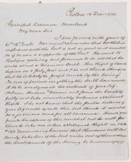 Letter, 18 December 1873