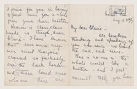 Letter, 28 August 1917