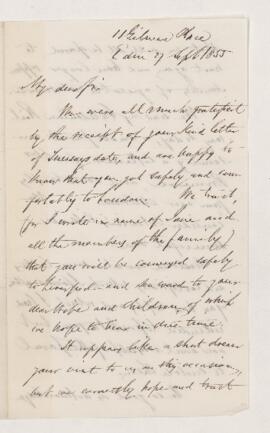 Letter, 27 September 1855