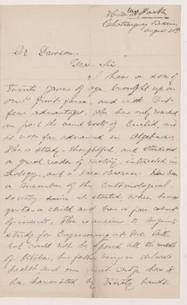 Letter from Annie L. Jack