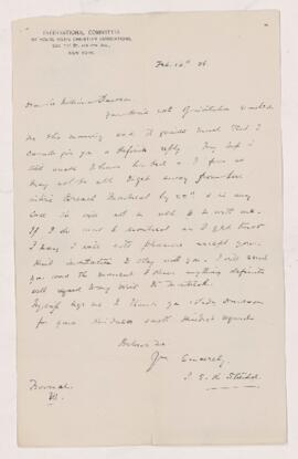 Letter, 13 February 1886