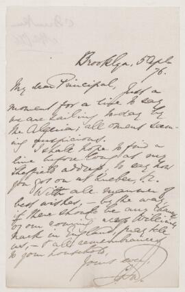 Letter, 5 April 1876