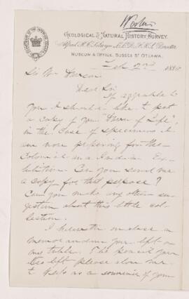 Letter, 2 February 1886