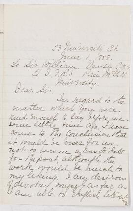 Letter, 1 June 1888