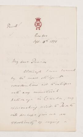 Letter, 18 September 1878