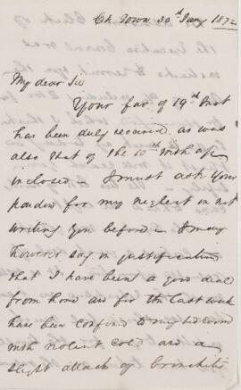 Letter, 30 January 1872