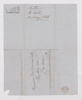 Letter, 19 January 1856