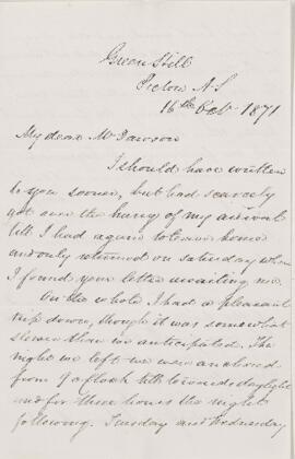 Letter, 16 October 1871