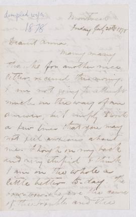 Letter, 20 July 1878