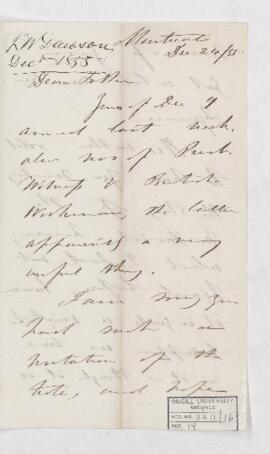 Letter, 24 December 1855