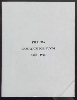 Campaign for Funds