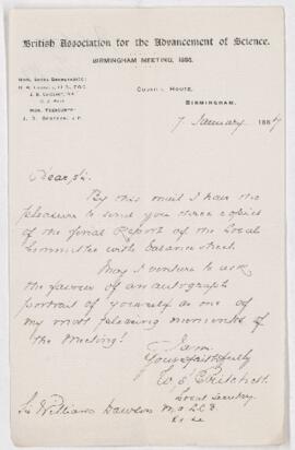 Letter, 7 January 1887
