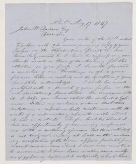 Letter, 17 August 1847