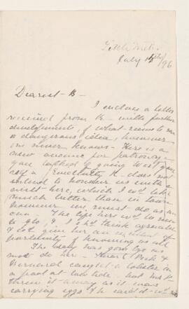 Letter, 14 July 1896