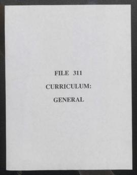 Curriculum : General