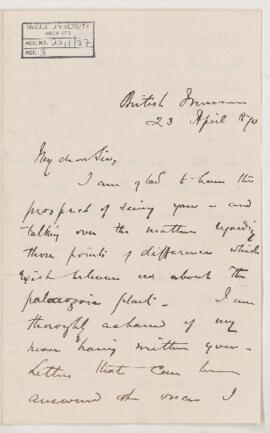 Letter, 23 April 1870