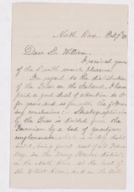 Letter, 7 October 1889