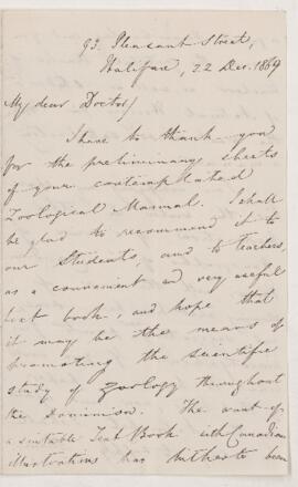 Letter, 22 December 1869