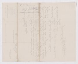 Letter from Thos.B. Brown to B.J. Harrington, written from Montreal.