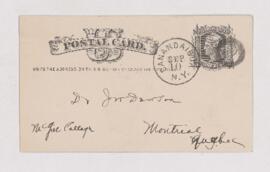 Letter, 10 September 1881