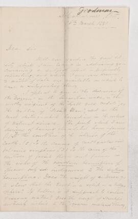 Letter, 16 March 1881