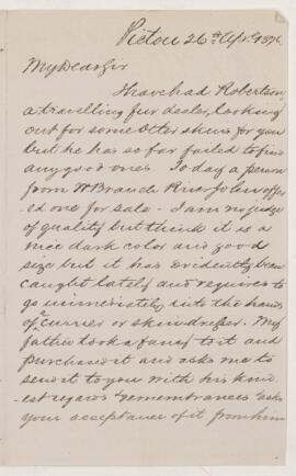 Letter, 26 April 1876