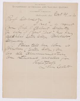 Letter, 28 October 1882