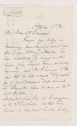 Letter, 6 November 1879